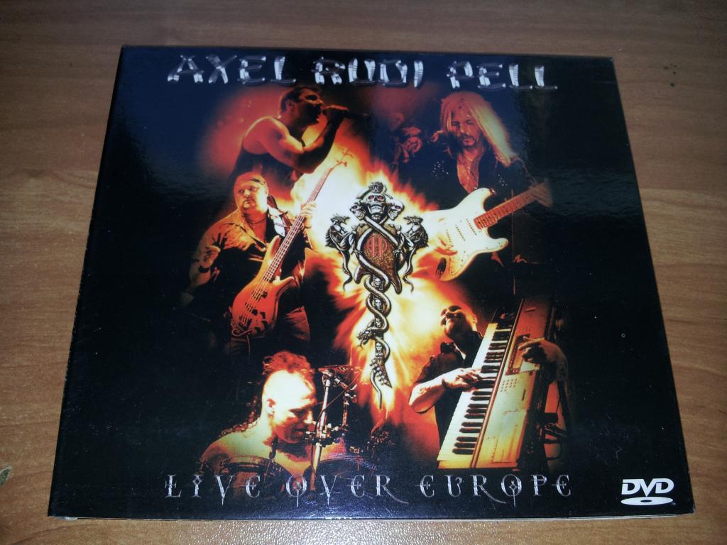 2 DVD AXEL RUDI PELL Live over Europe 2008 DigiPack Unofficial (отл.состояние) #