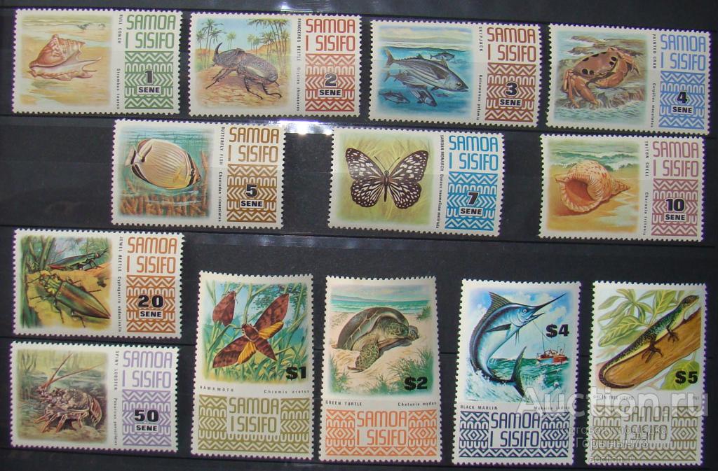Сомоа и Сизифо 1971-1975гг пс MNH 33евро кат.