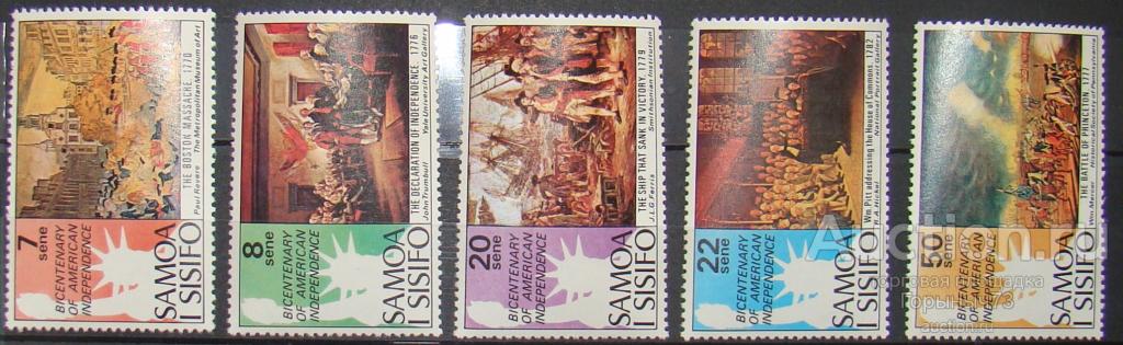 Самоа и Сизифо 1976г пс MNH