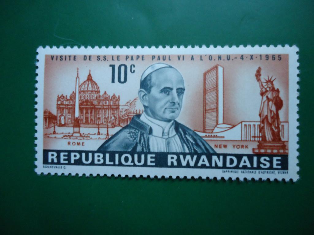 Республика Руанда MNH.