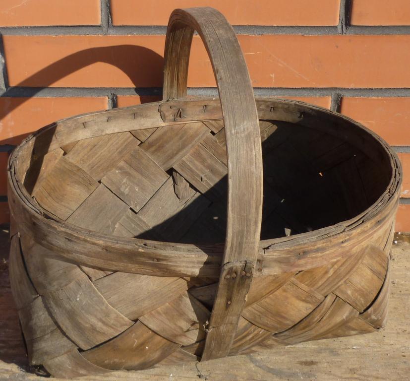 Корзина-Лукошко деревянное из РСФСР или СССР Рабочая.