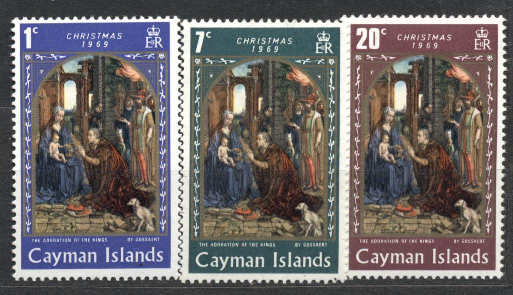 Сейшельские острова 1969 г. серия "Рождество" чистая* (едва заметный след наклейки) 2