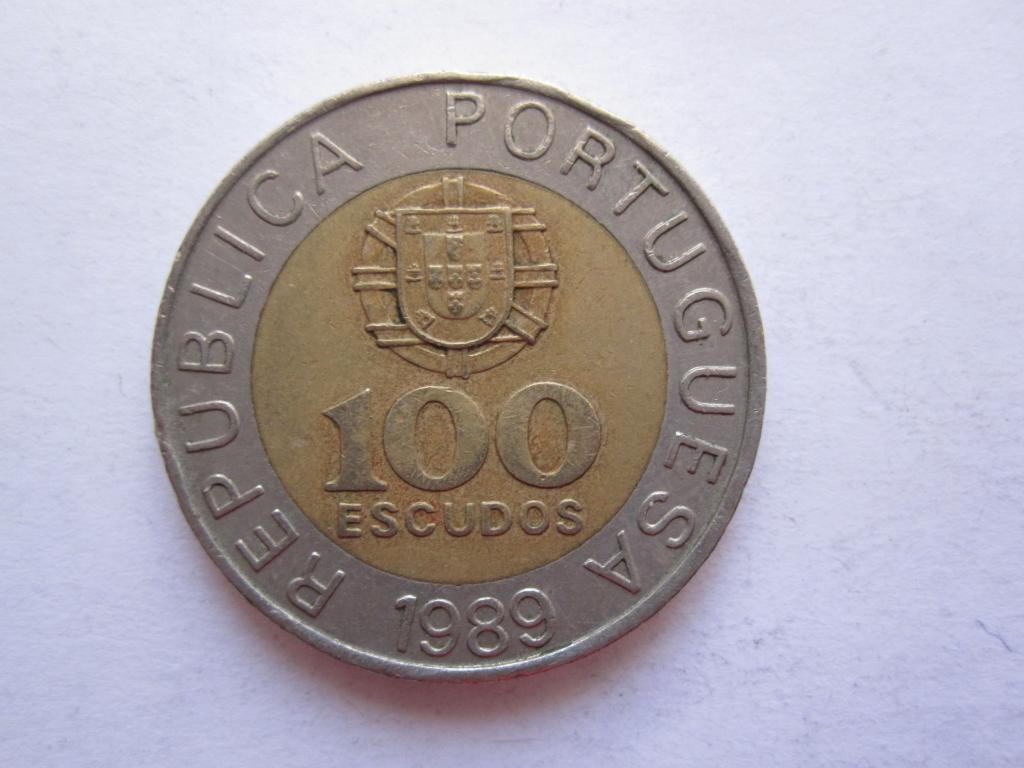Португалия 100 эскудо 1989г.