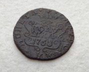 ПОЛУШКА 1768 года КМ 1/4 копейки Екатерина Великая СОСТОЯНИЕ!! ОРИГИНАЛ!! РЕДКАЯ! Биткин #1210 (R)