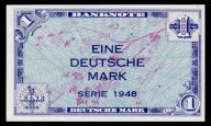 Германия (ФРГ) 1 марка 1948 P.2a UNC - пресс