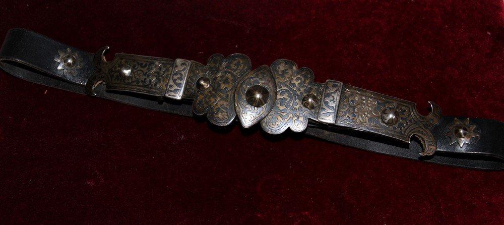 Пояс Серебро 84пр,Чернь. 