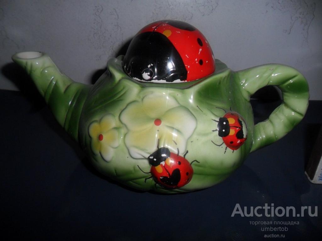 Чайник,фаянс,ГДР,клеймо,фирма катерина. 