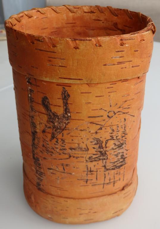 Туесок Туес Берестяной Сибирский Мед СССР