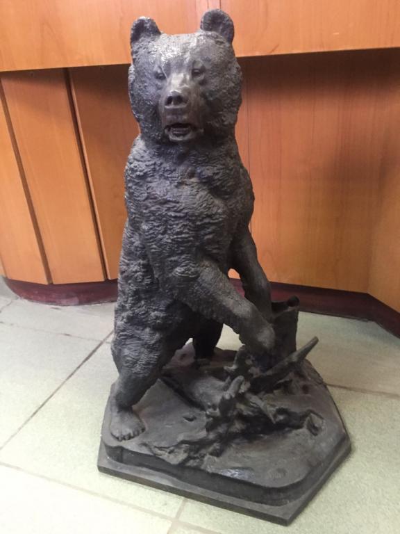 Скульптура «Медведь», Касли, чугун, 1957 год