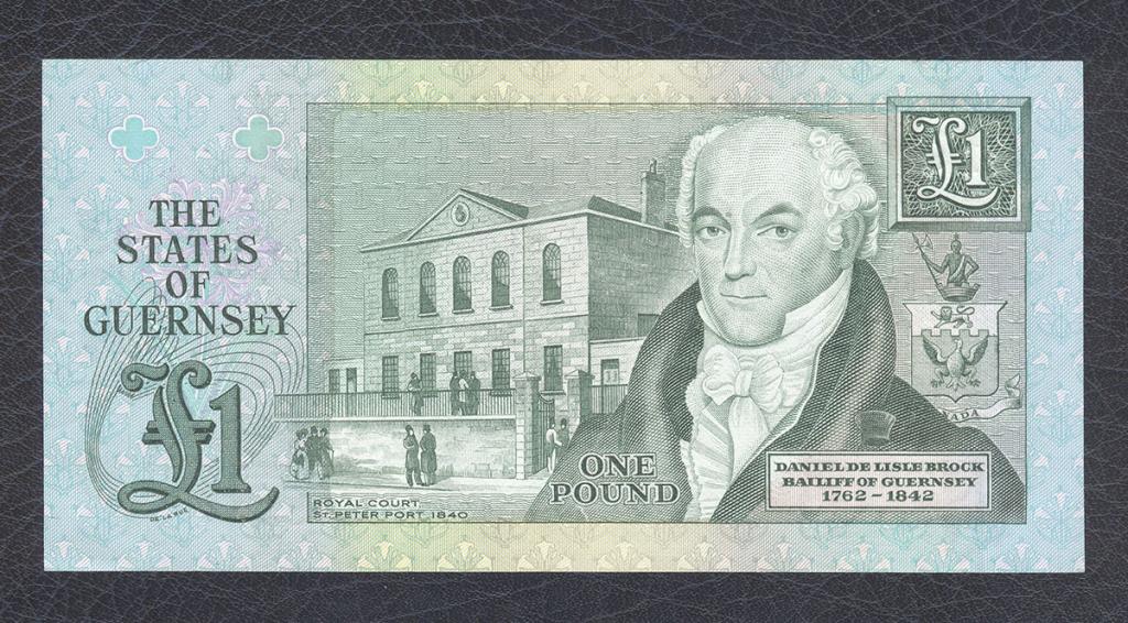 Гернси. 1 фунт. 1980 г. UNC