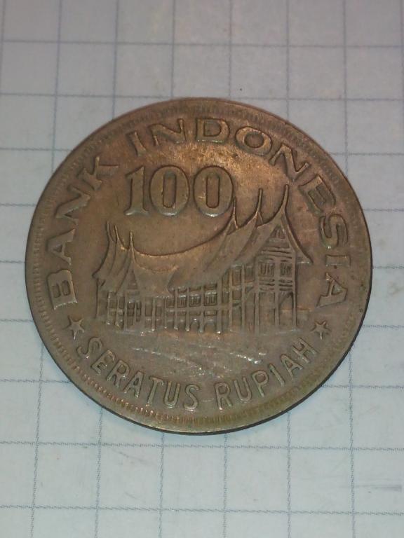 100 рупий Индонезия 1978 год