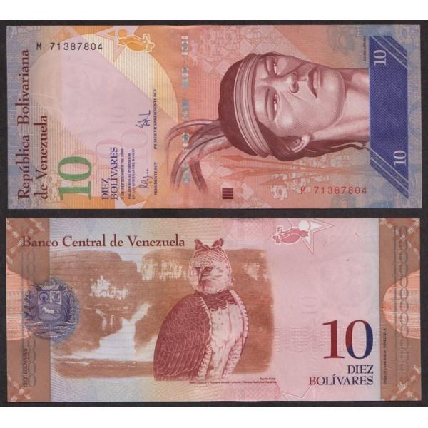 Венесуэла 10 Боливаров 2009 new UNC (ПРЕСС)