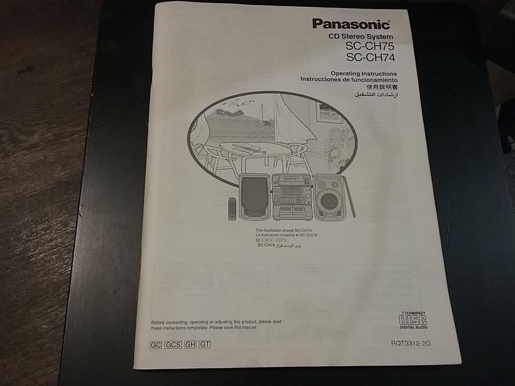 Sc ch75 panasonic схема