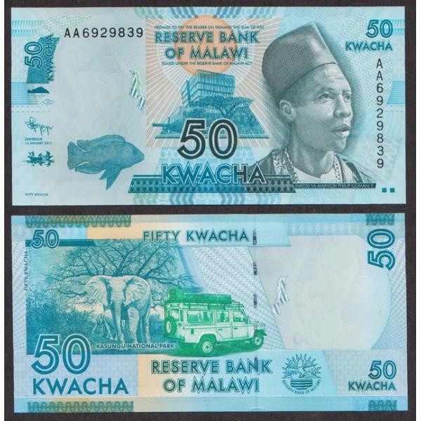 Малави 50 Квача 2012 new UNC (ПРЕСС)