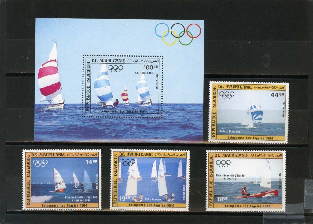 Мавритания ЛОИ-1984, Лос-Анджелес, чемпионы ЛОИ-84, паруса