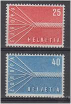 Швейцария 1957 Европа MNH** 4.5 евро/bbs139 