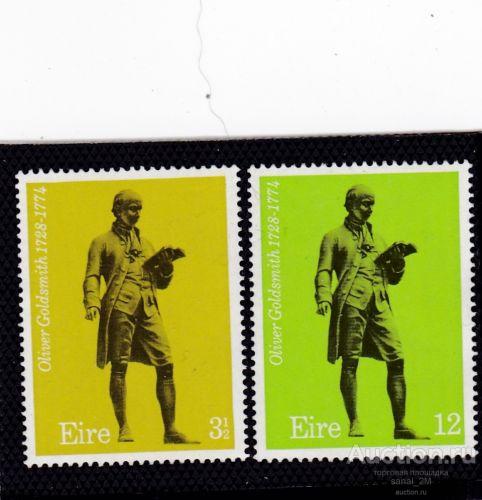 Ирландия 1974 200th ANNIV. DEATH OF OLIVER GOLDSMITH (WRITER) ** aef5 