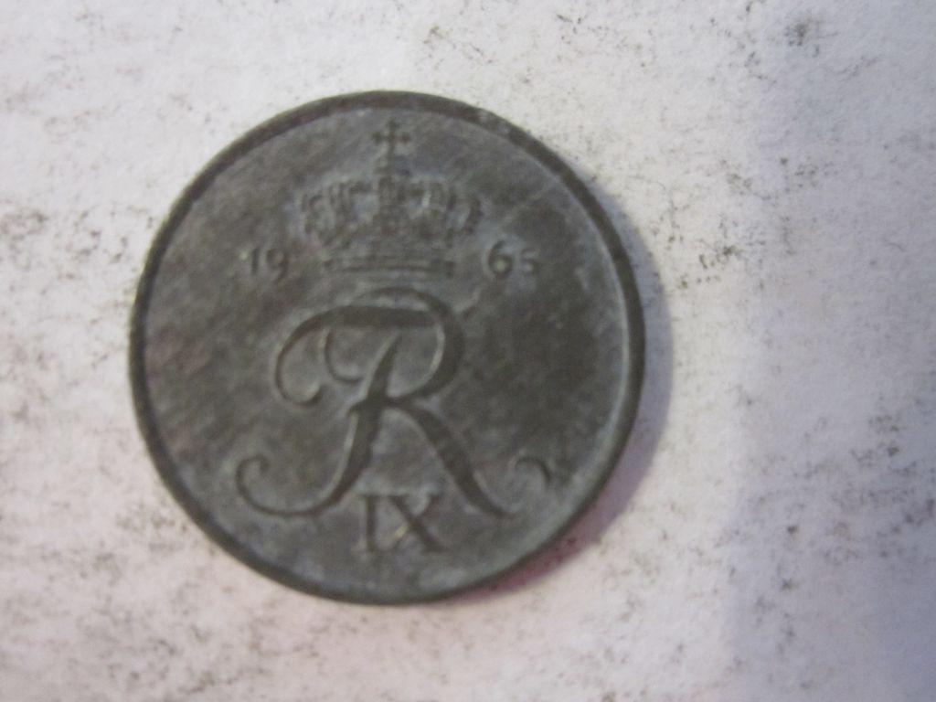 1 оре 1965 Дания 1 ore 1965 Danmark