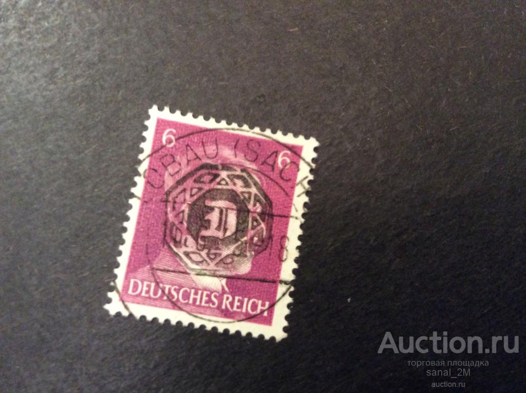 Германия локал Лёбау 1945 OPD Dresden Мих. 7 used 36 euro aa3 