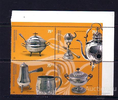 Аргентина 2001 дек.-прикл.иск утварь сцепка **/bbs1825a 