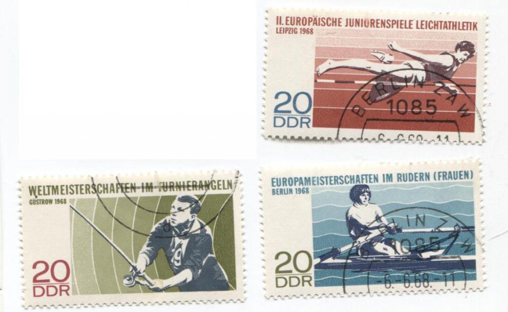 1968.ГДР.Спорт. Первенства.3м.гаш