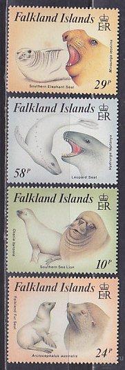 Фолкленды 1987 фауна морские слоны львы котики  **/faun348 