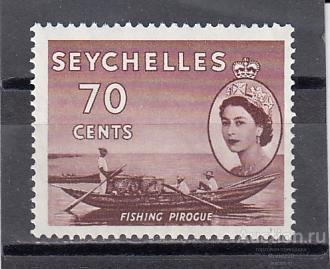 SEYCHELES СЕЙШЕЛЫ  Лодка  1954  № 183  Сост**