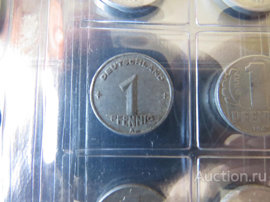 1 пфенниг 1950 А - Германия - ГДР