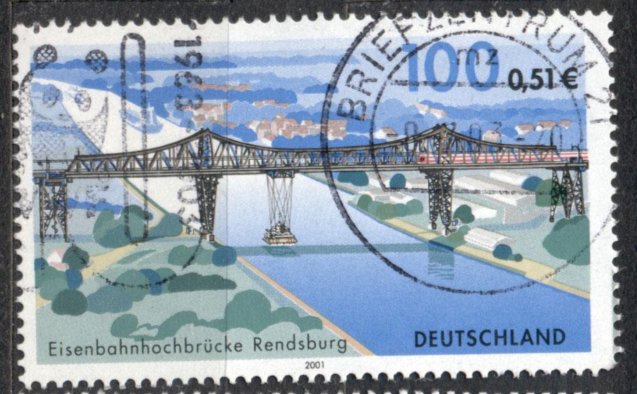 ФРГ 2001 г. спец гашение    гашеная