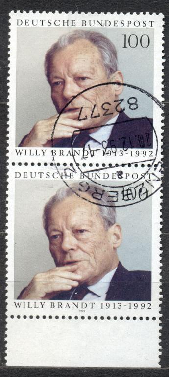 ФРГ 1993 г. спец гашение   гашеная