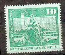 Германия ГДР 1973 ** стандарт Нептун большой размер архитектура