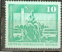 Германия ГДР  1975 ** большой размер стандарт Нептун  архитетура