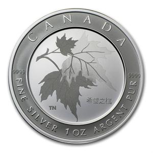 Канада 5 долларов 2005 клен надежды