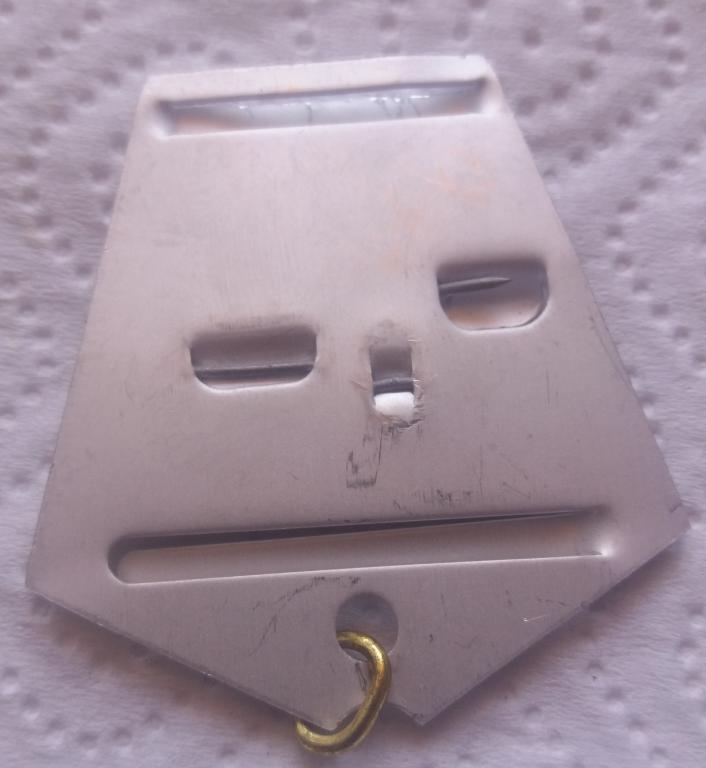 Колодка к медали с желтым кольцом (промзвеном)