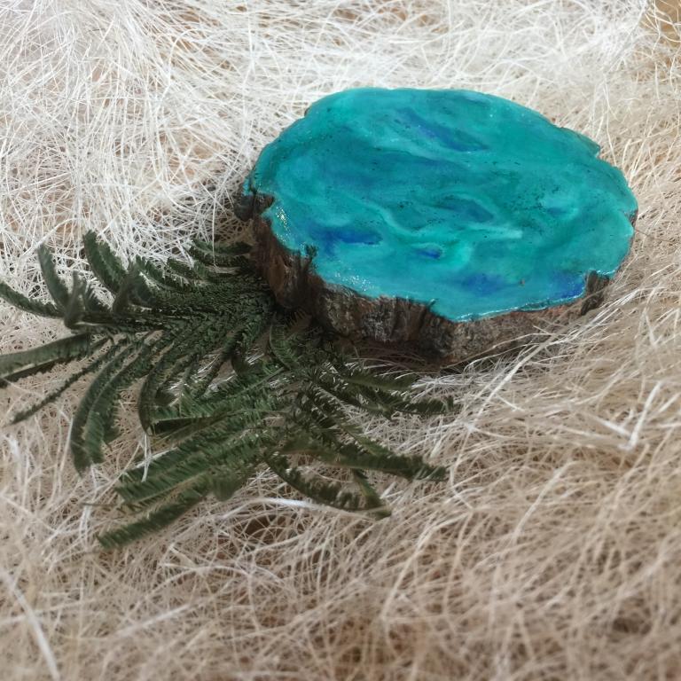 Подставка для напитков ручная работа на древесине из Ольхи.