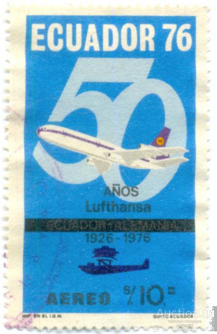 Эквадор 1976 самолет лот-4831