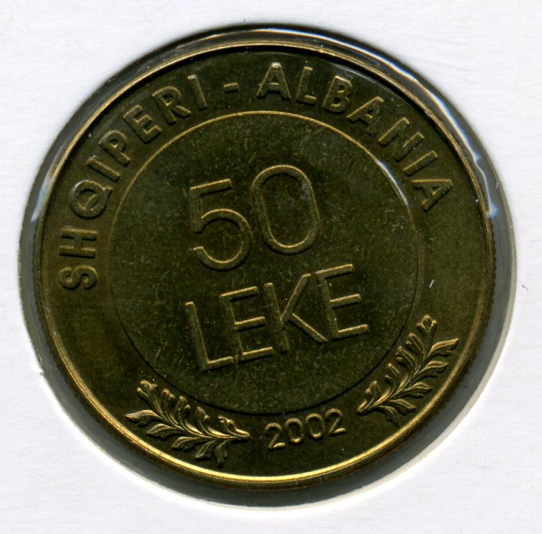 50 лек - Албания - 2002 - Сами Фрашери