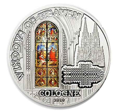Острова Кука 10 долларов, 2010 год. Окна небес. Витраж Кельнского собора