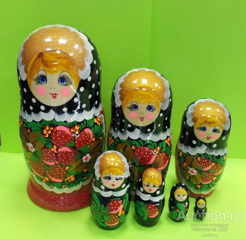 Матрешки 7 штук картинки