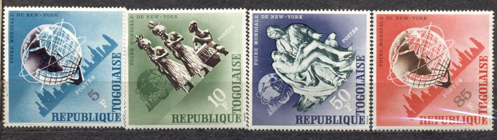 Того 1965 г. серия негашеная * (след наклейки)