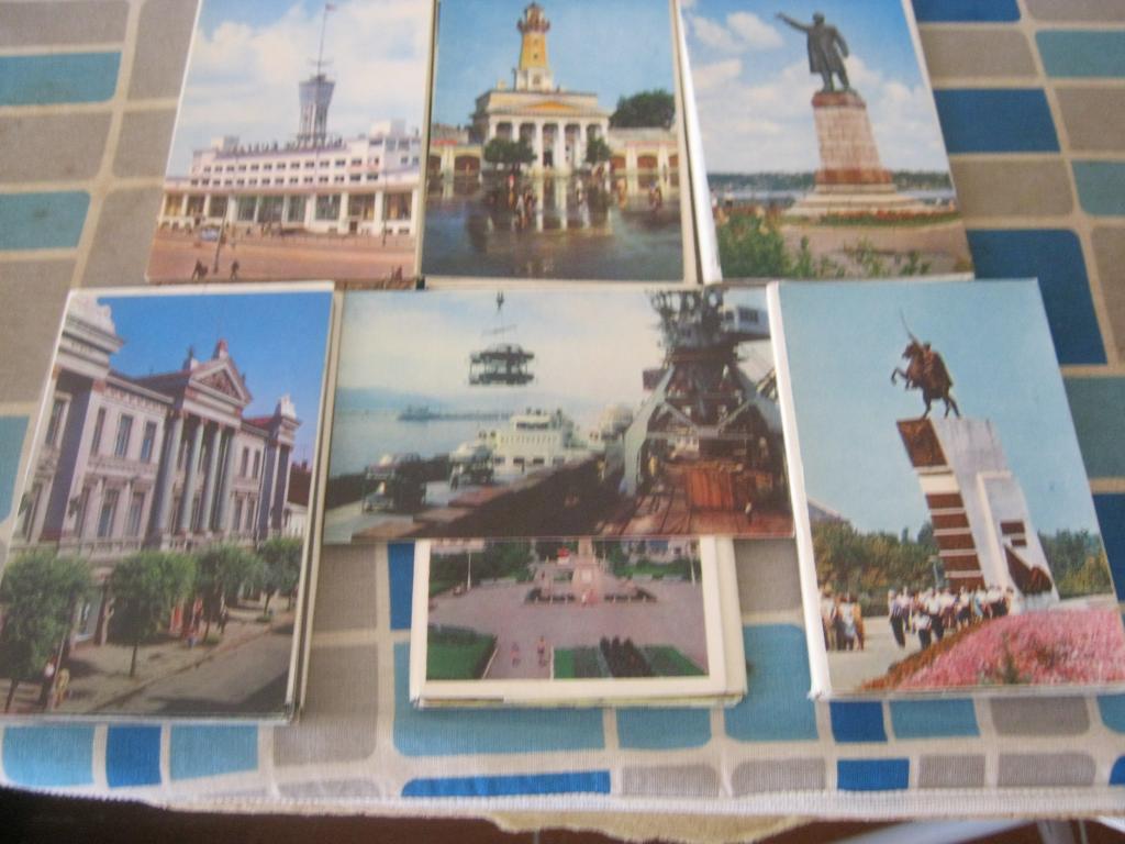 Города СССР Калинин Тверь г полный набор 15 открыток чистые