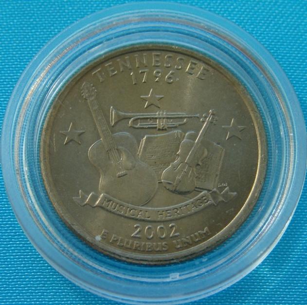 Музыка, США - квотер доллар, 2002 - Теннесси