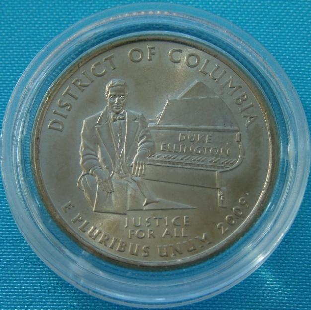 Музыка, США, квотер доллар, 2009 - Дюк Эллингтон
