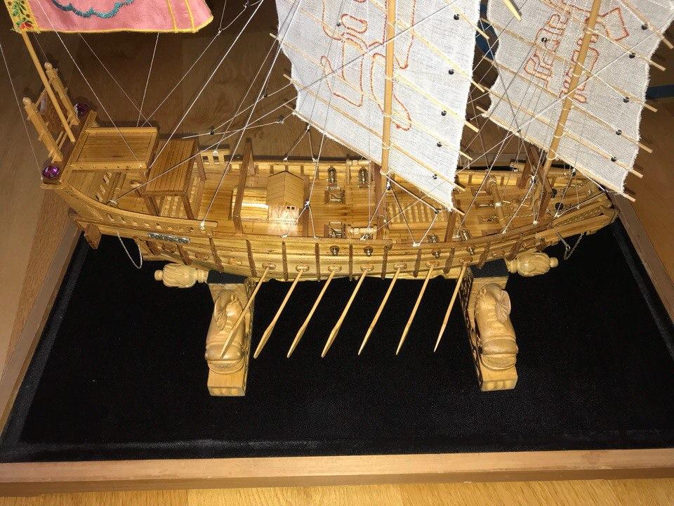Сборная деревянная модель Чудо-Дерево Корабли Корабль Джонка (6 пластин)
