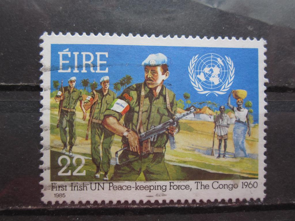 Peace keeping. Почтовые марки Congo River. Irish stamps. Конго 1960.