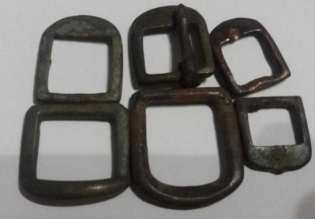 Пряжки (6 шт.) !!! Металлопластика (Медь, бронза)