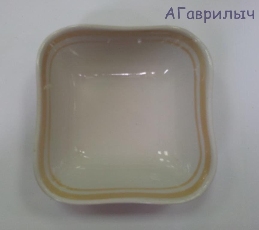 Тарелка Розетка Дулево СССР размер 11,5 х 11,5 см
