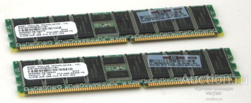 Оперативная память HP 512MB SDRAM DIMM PC2100 DDR-266MHz ECC registered [261584-041]