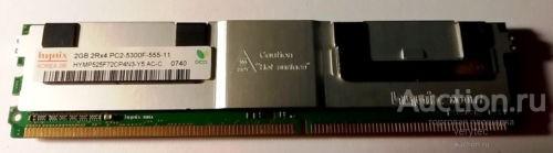 Оперативная память Hynix 2GB DDR2 RAM PC2-5300F 667MHz [HYMP525F72BP4N3-Y5]