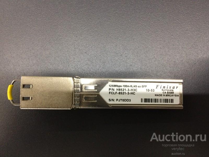 Трансивер Finisar 1250MBPS-100M-RJ45-XX-SFP [FCLF-8521-3-HC]